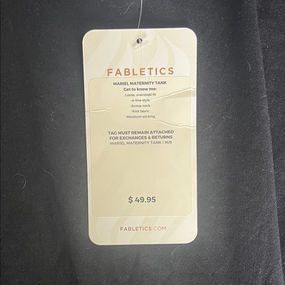 Fabletics Black Maternity Tank & Leggings Set, Medium, NWT - Picture 2 of 5